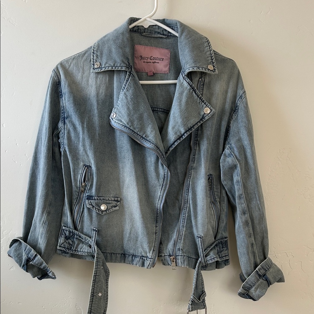Juicy Couture Women's Light Blue Denim Jacket